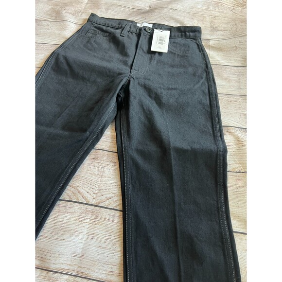 NWT Frame Le Italien True Straight Black Women's Jeans Size 26 - Picture 9 of 13